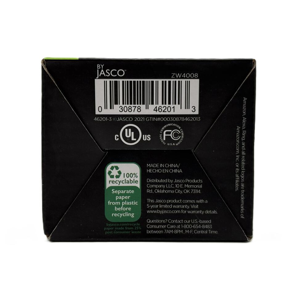 Enbrighten (Jasco) In-Wall Z-Wave Smart Paddle Switch ZW4008 - White/Almond - Picture 7 of 7